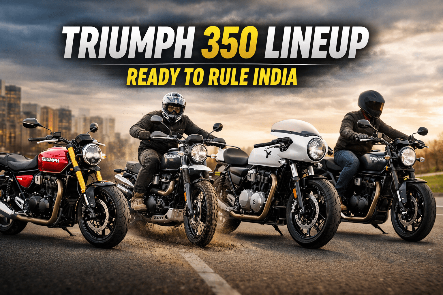Triumph 350 lineup
