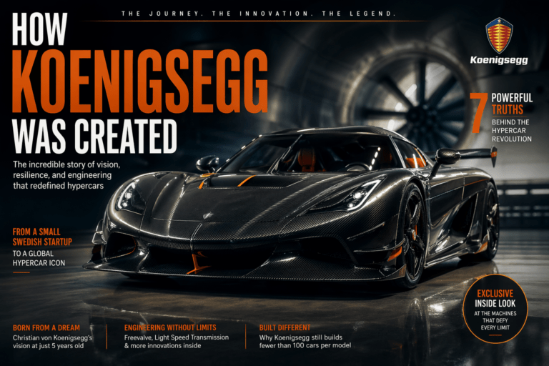 how Koenigsegg was created