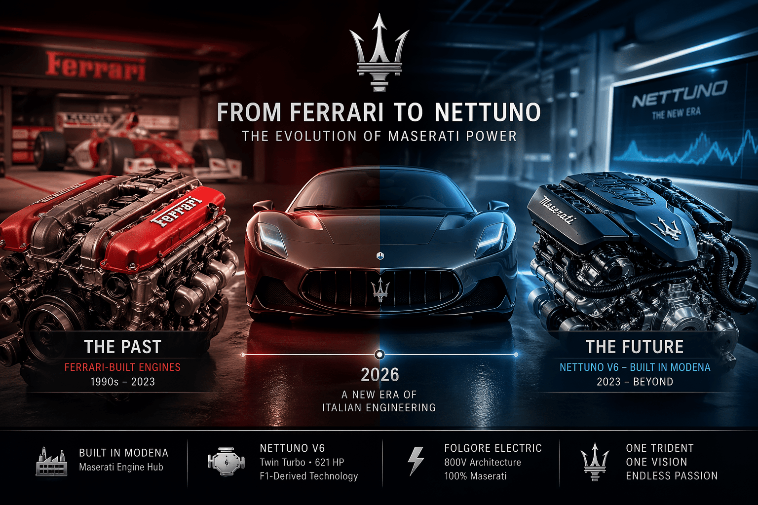 who makes the engines for maserati